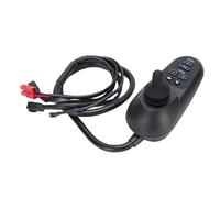 Cocoarm Controlador de Silla Eléctrica Joystick, ABS Hall Rocker Silla de Ruedas Controlador de Joystick 50A DC24V, Conector de Freno Magnético EABS Rampa Hold para Usuarios de Sillas de Ruedas