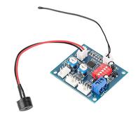 Cocoarm Controlador de Velocidad de Ventilador DC 12 V PWM, Módulo Regulador de Ventilador de CPU de 4 Cables para Carcasas de PC, Control Automático de Temperatura con Alarma de Sonido y Regulación