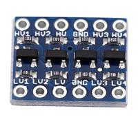 Cocoarm Convertidor de Nivel Lógico CJMCU, Módulo de Voltaje de 4 Canales, Palanca de Cambios I2C Bidireccional de 5 V 3,3 V para Dispositivos IoT y Placas de Desarrollo