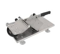 Cocoarm Cortador de Carne Manual, Máquina Cortadora de Carne de Acero Inoxidable, Rebanadas Uniformes Operación Rápida Diseño Multifunción para Congelada Costillas Hierbas en Restaurantes Tiendas de