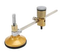 Cocoarm Cortador de Círculos de Vidrio Brújula Cortadora de Vidrio de Acero Ajustable a 400 Mm para Plano de 2 a 10 Mm con Ventosa Escala Transparente y Trazado Preciso para Usuarios de Hardware