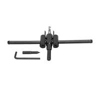 Cocoarm Cortador de Orificios Circulares, Sierra Cortadora de Orificios Ajustable de Acero de Aleación con Marcas de Escala y Doble Hoja, Profundidad de Corte de 3 a 50 Mm para Tablero de Plástico