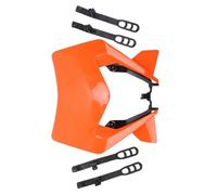 Cocoarm Cubierta de Carenado para Faro de Motocicleta, Placa de Faro de Bicicleta a Prueba de Golpes, Material ABS, Reemplazo para Modelos EXC 250 450 2024, Uso Todoterreno