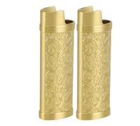 Cocoarm Cubierta de Vivienda Más Ligera de Estilo Vintage Más Ligero para Protección para Amantes y Regalos (Gold)