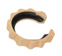 Cocoarm Cubierta para Cabezal de Grupo E61, Anillo Antiescaldado de Material ABS de Primera Calidad, Ajuste Universal para Máquinas de café WEGA KAFFA con Elegante Acabado en Madera de Haya