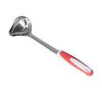 Cocoarm Cucharón con Pico Vertedor, Herramienta de Cocina Ideal de Acero Inoxidable para Sopas y s con Ergonómico y Diseño Antideslizante para Cocineros Chefs Caseros