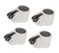 Cocoarm Diapositiva de Mandíbula de 4 Piezas, Herrajes para Barcos de Acero Inoxidable 316, Fácil Instalación para Yates y Embarcaciones Marinas, Tamaño de 25 Mm (22MM)