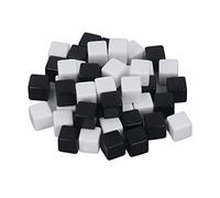 Cocoarm DICE White DICE Set 50 Pack Diy DIED CONSTRUCTIVO CONSTRUCTO para Juegos de Mesa Matemáticas de Enseñanza con Dados Lisos de Plástico Impermeables (#2)