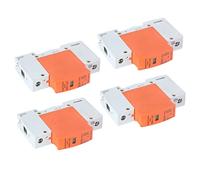 Cocoarm Dispositivo de Protección contra Sobretensiones 1P Protector contra Sobretensiones en Riel DIN para PC AC 420 V RMU1 C60 con Ventana Indicadora Diseño Modular Carcasa Retardante de Llama