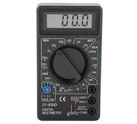Cocoarm DT830D Multímetro Digital Pantalla LCD Voltímetro Amperímetro Ohmímetro con Cables de Sonda de Prueba para Prueba de Transistores de Diodo Medición de Zumbador de Continuidad