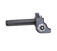 Cocoarm Empuñadura del Acelerador de la Motocicleta, Reemplazo del Acelerador Rápido de Aleación de Aluminio CNC para KLX CR CRF EXC XR Agarre de 22 Mm para Moto de Cross y ATV (BLACK)