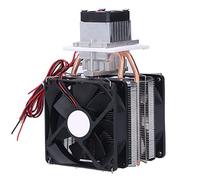 Cocoarm Enfriador de un Núcleo Enfriador Termoeléctrico de Plástico Metálico 12 V 72 W de Refrigeración de Bricolaje de Enfriamiento Rápido para Mini Refrigerador Experimento Equipo de Enfriamiento