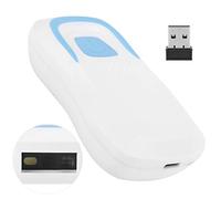 Cocoarm Escáner Bluetooth, Escáner Portátil ABS con Lector de Códigos e Inalámbrico 2.4G, Batería de 1000 MAh, Lectura de Tarjetas de 20 a 60 Mm, para Usuarios Móviles de Oficinas Minoristas de