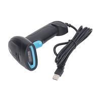 Cocoarm Escáner de Código de Barras 1D Lector de Código de Barras con Cable USB con Carcasa de ABS Precisión de 5 Decodificación Rápida Agarre Ergonómico para Supermercado Almacén Farmacia Hospital