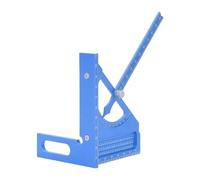 Cocoarm Escuadra para Carpintería de Múltiples ángulos 3D, Transportador de Carpintero de Aleación de Aluminio con Medición de Múltiples ángulos Ajustable en 3D, Diseño Multifuncional, Mediciones
