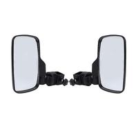 Cocoarm Espejo Retrovisor Lateral para Carrito, Kit de Espejo Lateral ABS de Vidrio, Ajustable en 360 Grados, sin Perforación, Se Adapta a Tubos Cuadrados de 1 a 1,25 Pulgadas para Conductores de