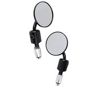 Cocoarm Espejos Retrovisores para Motocicleta de 7/8 Pulgadas, de Aluminio con Lente Convexa para una Visibilidad Clara, ángulo Ajustable para Bicicletas de Calle y Deportivas (BLACK)