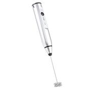 Cocoarm Espumador de Leche Eléctrico Recargable, Batidor de Huevos Eléctrico USB con Acero Inoxidable ABS, 3 Velocidades 1200 MAh, Cabezales Batidores Dobles para Huevos de café con Leche en Casa