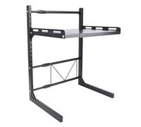 Cocoarm Estante para Horno Microondas, Estante Extensible para Microondas de Acero Al Carbono, de 39 a 62 Cm de Largo, de 27 a 52 Cm de Alto, Capacidad de 44 LB, de Almacenamiento para Encimera para