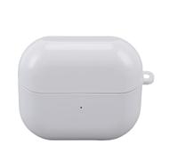 Cocoarm Estuche de Carga para Auriculares PC ABS Estuche para Cargador de Auriculares 590 MAh Tipo C y Carga Inalámbrica con Indicadores LED para Buds 3 Pro SM R630 Travel Gym Conmute (White)