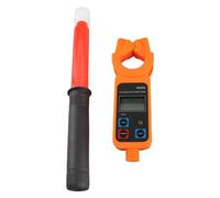 Cocoarm ETCR9000S Medidor de Corriente de Fuga Amperímetro de Abrazadera ABS de 0,00 MA A 1200 A con Varilla Aislada Telescópica Almacenamiento de Retención LCD para Electricistas Pruebas de Líneas