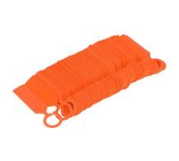 Cocoarm Etiqueta de árbol de Plantas Etiquetas de Flores Colgantes de PVC 100 Piezas 11 X 2,4 Cm Hebilla de Anillo Etiquetas de Jardín para Bandejas de Semillas Macetas Huertos y Tierras de Cultivo