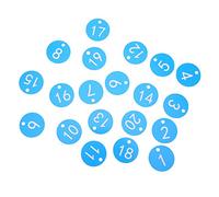 Cocoarm Etiqueta Numerada Resistente, Colores Brillantes, Herramienta de Gestión Eficiente para Apicultura, Cría de Animales con Prácticas Etiquetas Redondas, Adecuada para Múltiples Aplicaciones