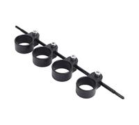 Cocoarm Expansor de Dedo Entrenador de Dedos de Plástico 14 Cm Anillos Ajustables Varillas Elásticas para Guitarra Piano Violín Ukelele Principiantes Mejora la Flexibilidad y la Amplitud del (talla
