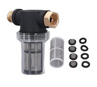 Cocoarm Filtro en Línea de Manguera de Jardín para Lavadora a Presión, Prefiltro de Sedimentos de Malla Metálica 3/4, Prefiltro de Agua para Toda la Casa