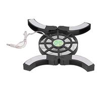 Cocoarm Folding Laptop Cooling Pad, USB Powered with LED Lights (Black) | Ventiladores silenciosos duales de 4,5 pulgadas, velocidad ajustable de 500-2500 RPM, base antideslizante de 12