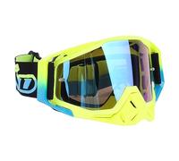 Cocoarm Gafas de Motocicleta, Gafas de Moto de Cross, Motocross con Protección de Marco de TPU, Acolchado de Esponja de Impacto para ATV, esquí Todoterreno, Carreras
