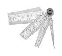 Cocoarm Galgas de Espesores de Acero Inoxidable, Herramienta de Medición Precisa para Tamaños de Orificios de 1 a 29 Mm con Graduaciones Claras para Ingenieros y Proyectos de Bricolaje