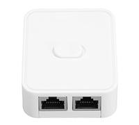 Cocoarm Gigabit Switch 2 Puerto RJ45 Splitter Adapter PoE Extender White High Speed Internet para la Oficina en Casa