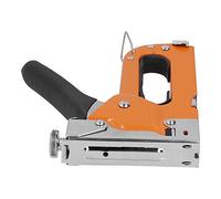 Cocoarm Grapadora Manual Brad Nailer Pistola Grapadora de Acero 15,5 X 10,7 X 2,5 Cm Fuerza Ajustable 3 Tipos de Clavos para Mejoras en el Hogar Embalaje de Vallas de Jardín Carpintería Bricolaje