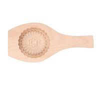 Cocoarm Hermoso Molde para Pastel de Luna con Patrón de Flores, Molde de Madera Natural para Repostería para Hornear, Perfecto para Bricolaje Familiar y Uso Doméstico (No. 07)