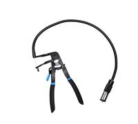 Cocoarm Herramienta de Abrazadera de Manguera de Largo Alcance, Alicates de Abrazadera de Manguera Flexibles de Caucho Metálico, Cable de 850 Mm de Longitud Total de 705 Mm, Mecanismo de Bloqueo para
