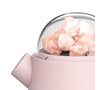 Cocoarm Humidificadores de Piedra de Sal Difusor de Aceite Esencial Inalámbrico ABS 360 Ml USB Recargable Mute Nano Mist Luz Nocturna para el Hogar, Dormitorio, Oficina, Usuarios (Pink)
