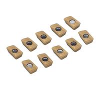 Cocoarm Insertos de Torneado Insertos de Fresado CNC de Carburo 10PCS APMT1604PDER MO2 Máquina de Recubrimiento Fino Tipo de Clip para Fresadora de Torno Procesamiento de Madera Evacuación Rápida de