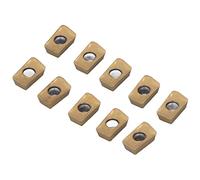 Cocoarm Insertos de Torneado Insertos de Fresado CNC de Carburo APMT1604PDER MO2 Recubrimiento Fino 10PCS Diseño de Clip de Máquina Evacuación Suave de Viruta para Usuarios de Fresadoras de Torno
