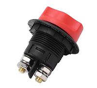 Cocoarm Interruptor de Batería, Interruptor de Desconexión de Batería de Latón ABS de 32 V con Cables de 50 Cm, Cubierta de Terminal Trasera, 1000 Ciclos, para Aislamiento de de RV, Yate, Furgoneta,