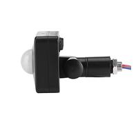 Cocoarm Interruptor de Sensor de Movimiento PIR, Material de PC, Retardo de Tiempo Ajustable de 10 a 30 Segundos para Luces de Inundación LED, Iluminación de Seguridad para Interiores y Exteriores