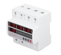 Cocoarm Interruptor de Transferencia de Voltaje Trifásico AC220V 100A Montaje en Riel DIN Interruptor de Transferencia Automática Retardante de Llama PC Monitoreo LCD Protección de Corriente de