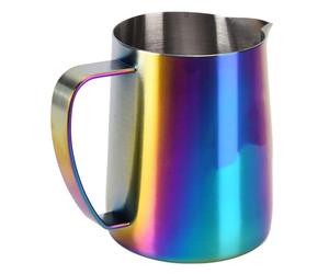 Cocoarm Jarra de café Jarra de Espuma de Acero Inoxidable 304 de 600 Ml con Boquilla en Forma de águila Cuerpo de Taza Aerodinámico Fácil de Limpiar para Latte Art Leche Al en Casa Cafe Bar