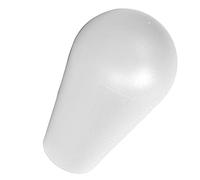 Cocoarm Joystick Balltop, Cabezal de Joystick ABS de Forma Ovalada, Diseño Texturizado Antideslizante para Fight Stick y Controlador de Juego Compatible con Rosca M6 (WHITE)