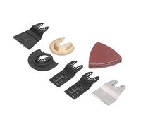 Cocoarm Juego de 16 Hojas de Sierra para Cuchillos de Carpintería, Multiherramienta Oscilante de Acero con Alto Contenido de Carbono y Acero Inoxidable, Hojas de Sierra de Liberación Rápida para