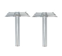 Cocoarm Juego de 2 Perforadores de Corcho Manuales de Acero Inoxidable, Herramienta Perforadora de Tapón de Goma con Largo y Cómodo para Perforación de Laboratorio, Corcho o Tapón de