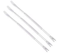 Cocoarm Juego de 9 Herramientas para Mariscos, Tenedores para Desgranar Cangrejos de Acero Inoxidable con Ergonómico, Perfecto para Amantes de la Cocina, el Restaurante y los Mariscos (Plata L)