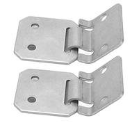 Cocoarm Juego de Bisagra de Asiento Reemplazo de Placa de Acero Inoxidable 2 Juegos para Automóvil DS 1979-Up Gas Electric con 1011652/1012412