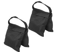 Cocoarm Juego de Bolsas de 2 Piezas Bolsa de Peso Rellenable Tela Oxford 600D 57 X 27 Cm Diseño de Doble Cremallera para Estudio de Video Fotográfico Soporte de Luz Trípode Brazo Brazo Cámara