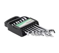 Cocoarm Juego de Llaves de Trinquete de Cabeza Fija, Juego de Llaves de Trinquete de Acero Al Cromo Vanadio, 7 Tamaños, 8 Mm, 10 Mm, 12, 13, 14, 17, 19 para Mantenimiento de Máquinas de